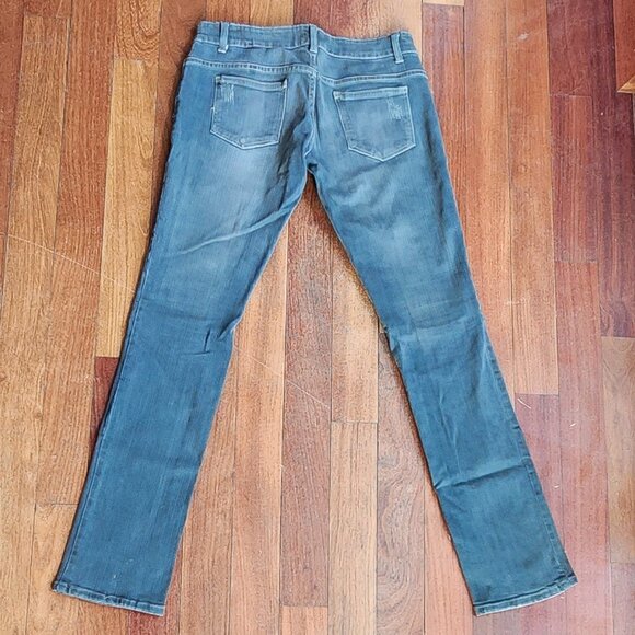 Forever 21 Gray Straight Leg Jeans Size 7 - Picture 12 of 16